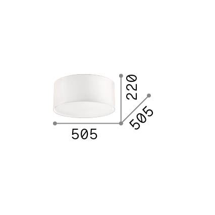 Ideal Lux - Luz de teto 3xE27/60W/230V