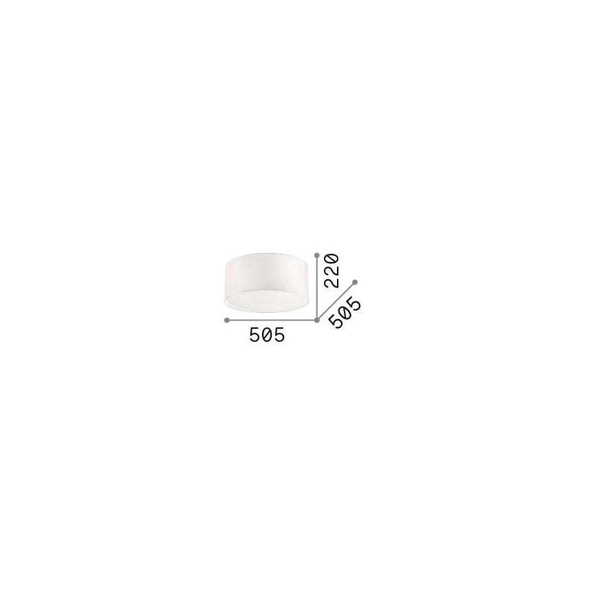 Ideal Lux - Luz de teto 3xE27/60W/230V