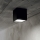 Ideal Lux - Spot de exterior TECHO 1xGU10/20W/230V 15x15 cm IP54 preto