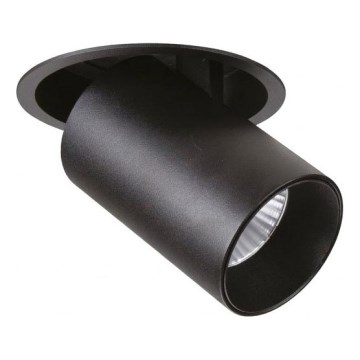 Ideal Lux - Spot embutido de teto LED NOVA LED/12W/230V CRI 90 Ø 11 cm preto