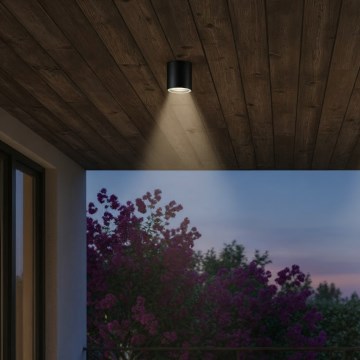 Ideal Lux - Spot exterior GUN 1xGU10/28W/230V IP44 preto