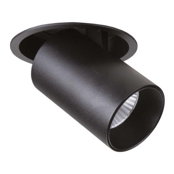Ideal Lux - Spot LED de embutir NOVA LED/12W/230V 3000K IRC 90 Ø 10 cm preto