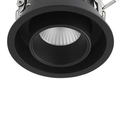 Ideal Lux - Spot de embutir LED NOVA LED/12W/230V 4000K IRC 90 Ø 10 cm preto