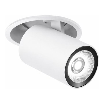 Ideal Lux - Spot LED de encastrar NOVA, 12W, 230V, 3000K, IRC 90, Ø 10 cm, branco