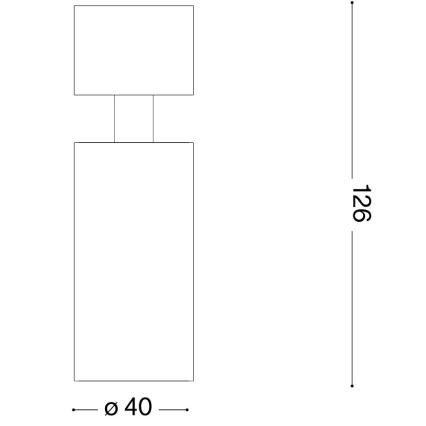 Ideal Lux - Spot LED DYNAMITE 1xGU10/7W/230V IRC 90 branco