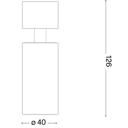 Ideal Lux - Spot LED DYNAMITE 1xGU10/7W/230V IRC 90 latão