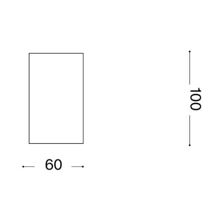 Ideal Lux - Spot LED LOOK 1xGU10/7W/230V CRI 90 6x6 cm latão