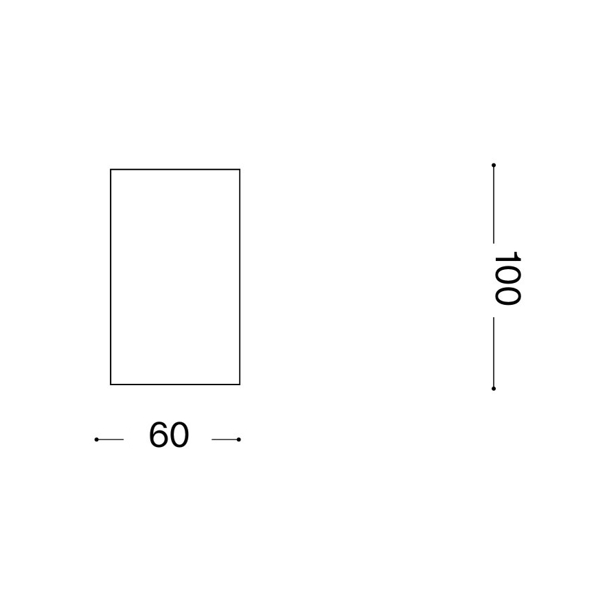 Ideal Lux - Spot LED LOOK 1xGU10/7W/230V CRI 90 6x6 cm latão