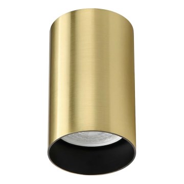 Ideal Lux - Spot LED LOOK 1xGU10/7W/230V CRI 90 Ø 6 cm latão