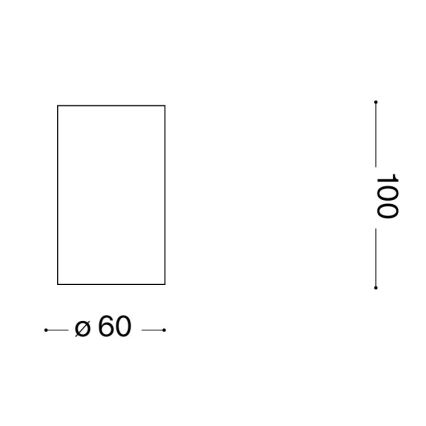 Ideal Lux - Spot LED LOOK 1xGU10/7W/230V CRI 90 Ø 6 cm latão