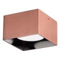 Ideal Lux - Spot LED SPIKE 1xGX53/9W/230V 10x10 cm cobre