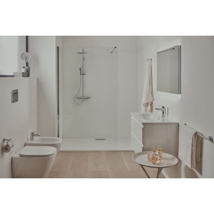 Ideal Standard A7208AA - Conjunto de duche com misturador termostático CERATHERM T25, cromado brilhante