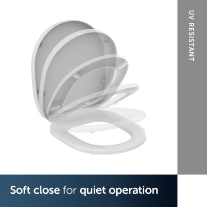 Ideal Standard E712701 - Assento de sanita SoftClose CONNECT branco