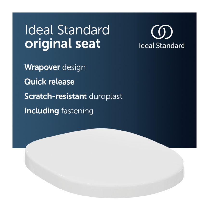 Ideal Standard E712801 - Assento de sanita CONNECT branco
