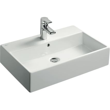 Ideal Standard K078101 - Lavatório de bancada STRADA 60 x 42 cm cerâmica/branco