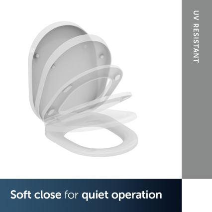 Ideal Standard K706101 - Assento sanitário SoftClose TONIC branco