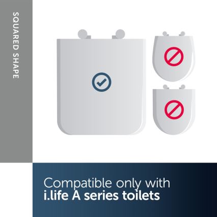 Ideal Standard T453001 - Assento de sanita I.LIFE A branco