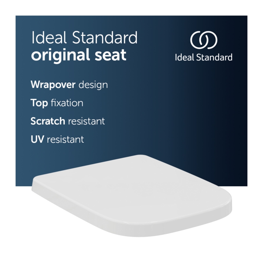 Ideal Standard T453001 - Assento de sanita I.LIFE A branco