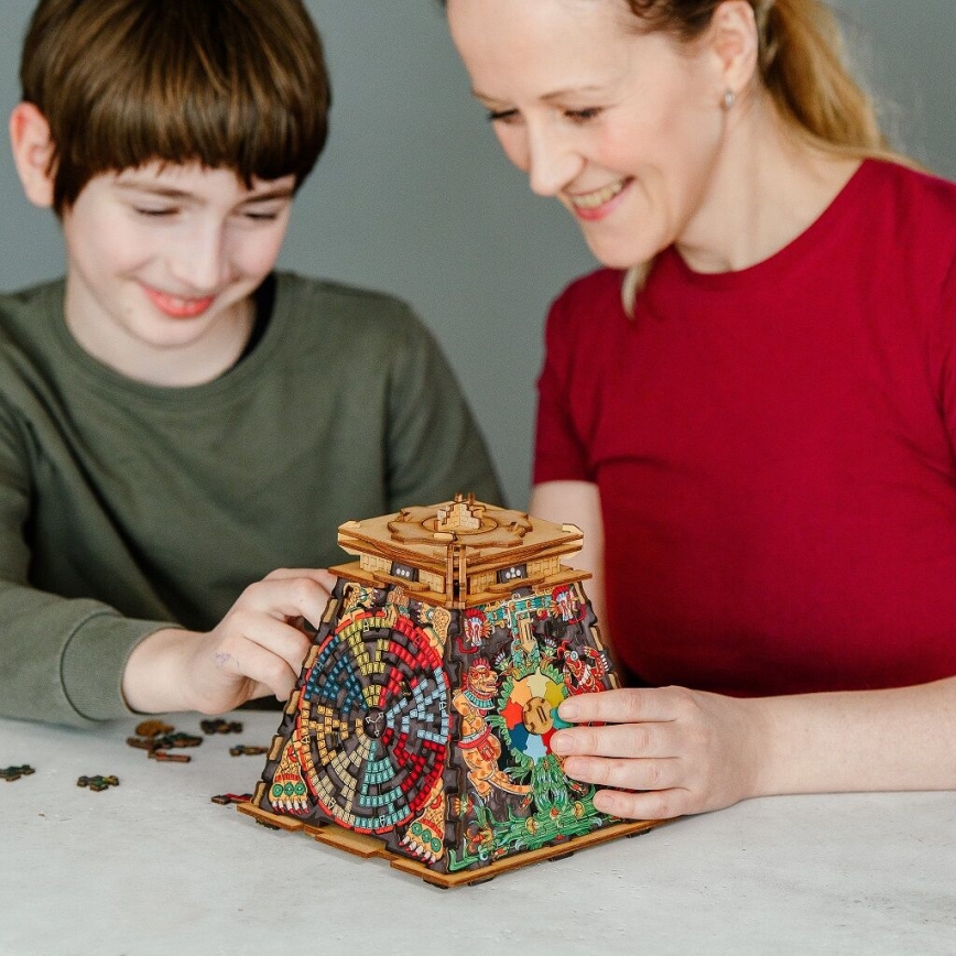 iDventure - Puzzle de madeira Pirâmide solar