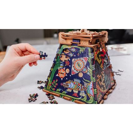 iDventure - Puzzle de madeira Pirâmide solar