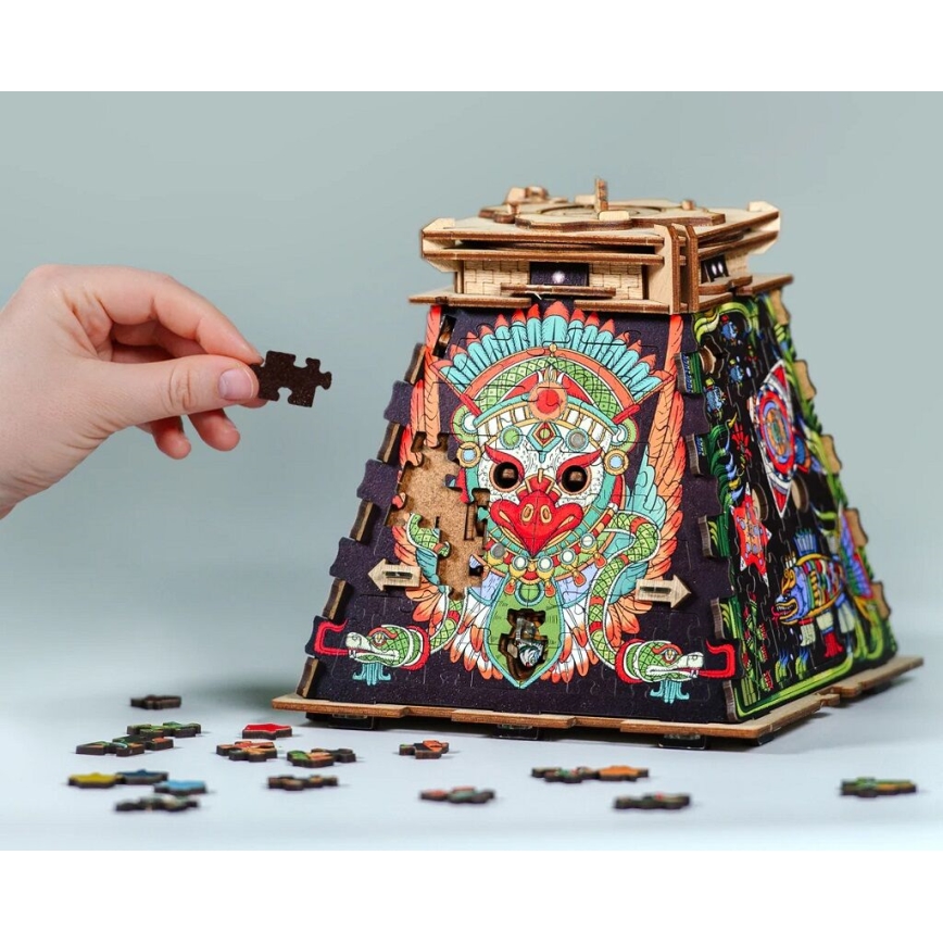 iDventure - Puzzle de madeira Pirâmide solar