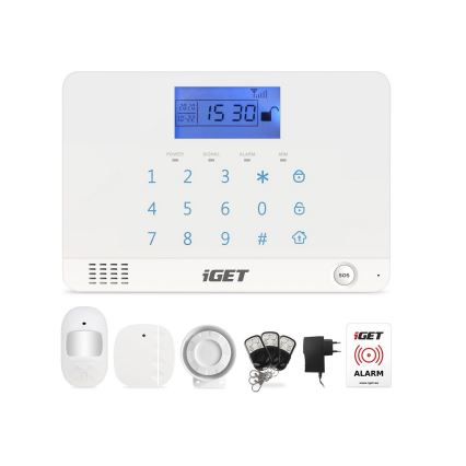 Sistema de alarme GSM sem fios inteligente