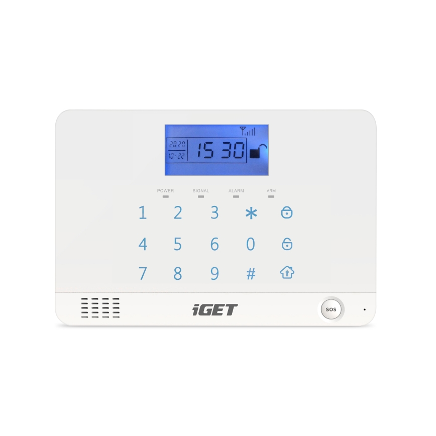 Sistema de alarme GSM sem fios inteligente
