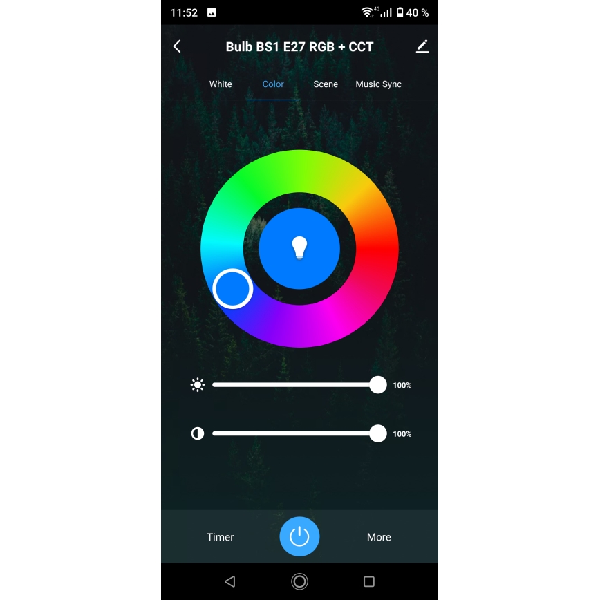 Candeeiro de tecto para casa de banho LED RGBW regulável LED/24W/230V 3000-6500K diâmetro 33 cm IP54 branco Wi-Fi