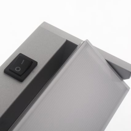 Iluminação de armário de cozinha LED LED/10W/230V prata