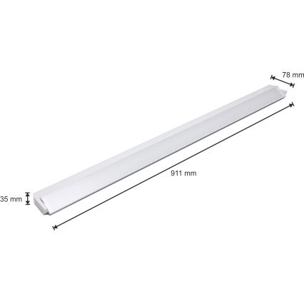 Iluminação de armário de cozinha LED LED/15W/230V branco