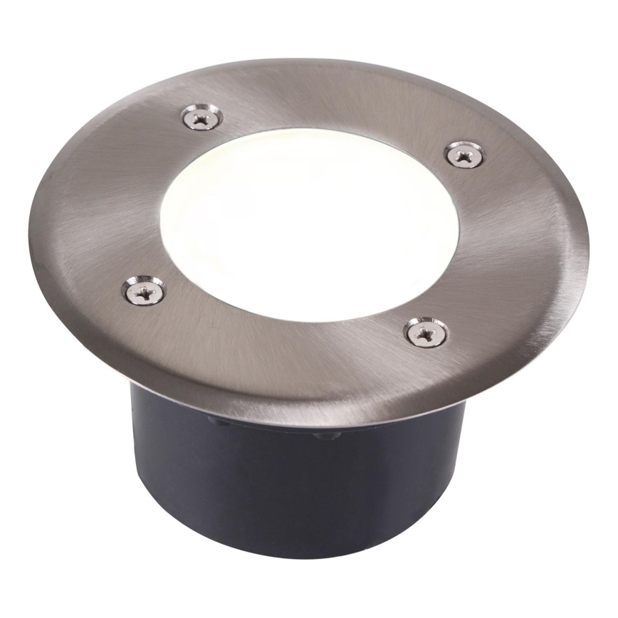 Iluminação de caminho de acesso LED MIVO LED/3W/230V diâmetro 12 cm IP67 cromado mate