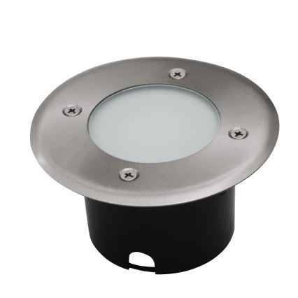 Iluminação de caminho de acesso LED MIVO LED/3W/230V diâmetro 12 cm IP67 cromado mate