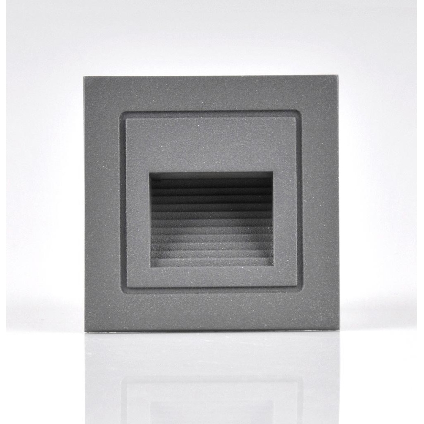 Iluminação de escadas exteriores LED Q6 LED/3W/230V IP44