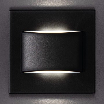 Iluminação de escadas LED ERINUS LED/1,5W/12V 4000K preto