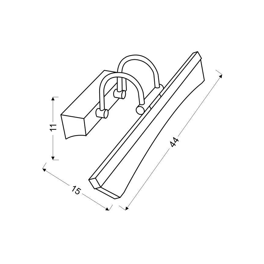 Iluminação de espelho LED GLORY LED/7W/230V
