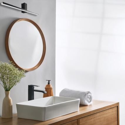 Iluminação de espelho para casa de banho LED ARTEMIS LED/13,8W/230V 4000K 60 cm IP44 preto