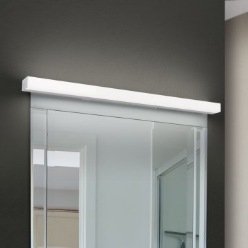 Iluminação de espelho para casa de banho LED HORIZON LED/18W/230V 3000/4000K 90 cm IP44 prateado