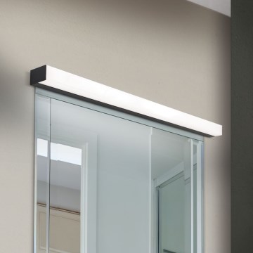 Iluminação de espelho para casa de banho LED HORIZON LED/18W/230V 3000/4000K 90 cm IP44 preto