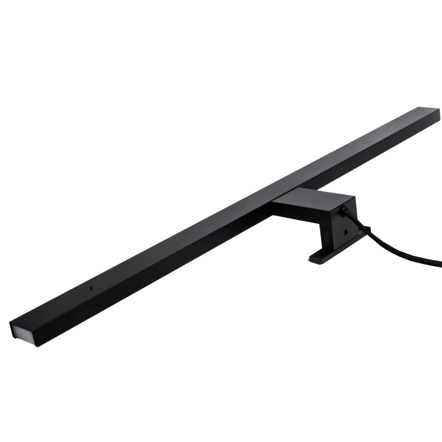 Iluminação de espelho para casa de banho LED SAMOS LED/12W/230V 4000K 60 cm IP44 preto