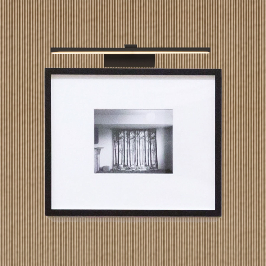 Iluminação de ilustração LED LED/9W/230V 3000K 39 cm preto