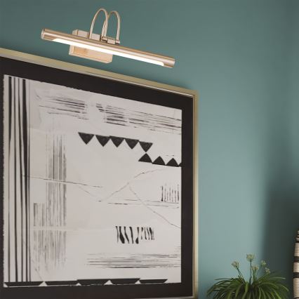 Iluminação de ilustração LED LED/9W/230V 3000K 42 cm cromado mate