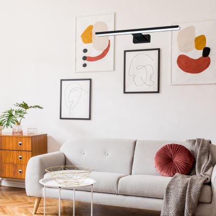 Iluminação de ilustração LED PINTO LED/12W/230V preto