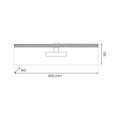 Iluminação de ilustração LED PRADO LED/11W/230V branco