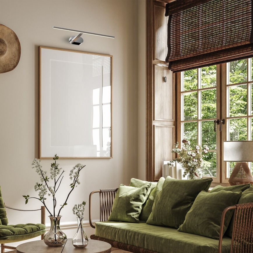 Iluminação de ilustração LED PRADO LED/11W/230V cromado brilhante