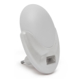 Iluminação de orientação de tomada LED com sensor de crepúsculo LED/1W/230V