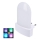 Iluminação de orientação de tomada LED RGB com sensor LED/0,5W/230V