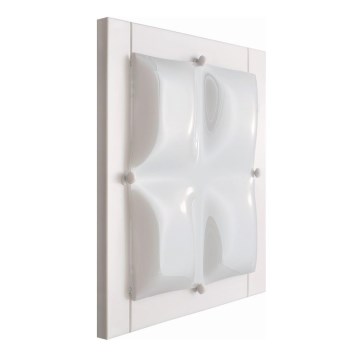 Iluminação de parede 4xE27/20W/230V branco/faia