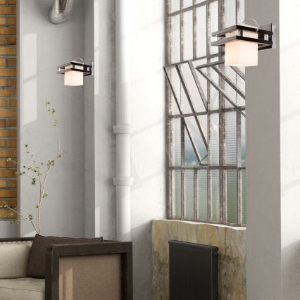 Iluminação de parede ALAN 1xE27/60W/230V faia