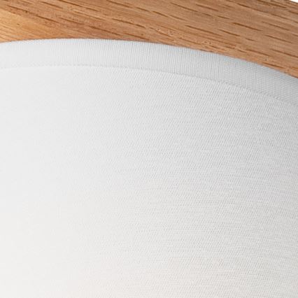 Iluminação de parede ANDREA 1xE27/60W/230V carvalho/branco