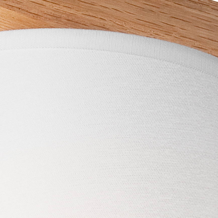 Iluminação de parede ANDREA 1xE27/60W/230V carvalho/branco